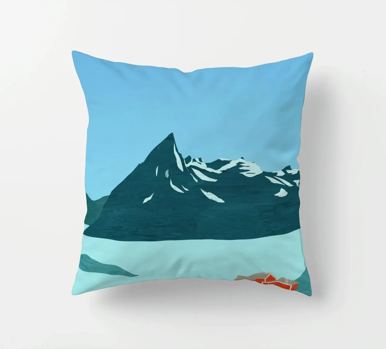 Paesaggio Norvegia cuscino da Katinka Reinke