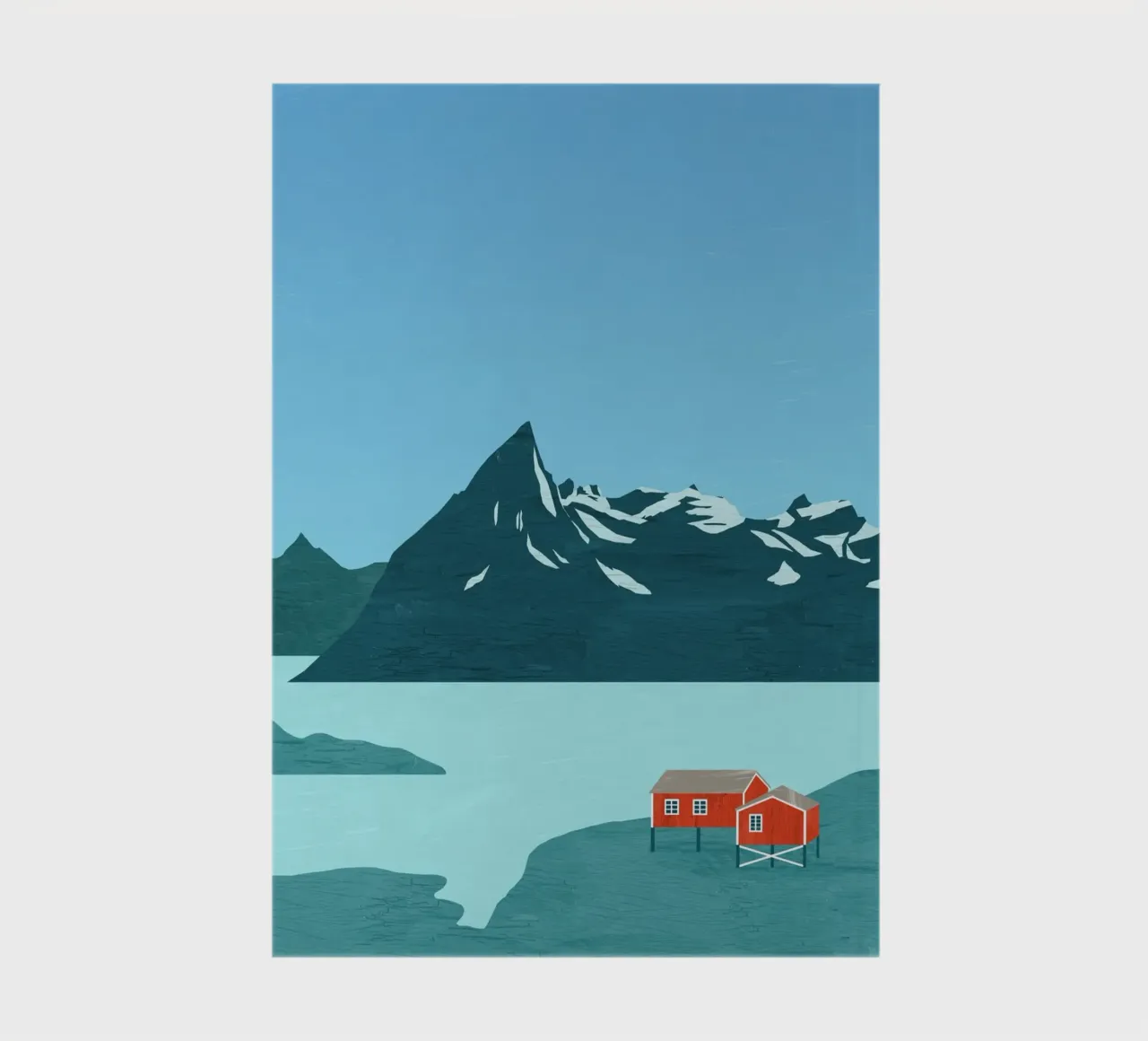 Landscape Norway notebook by Katinka Reinke