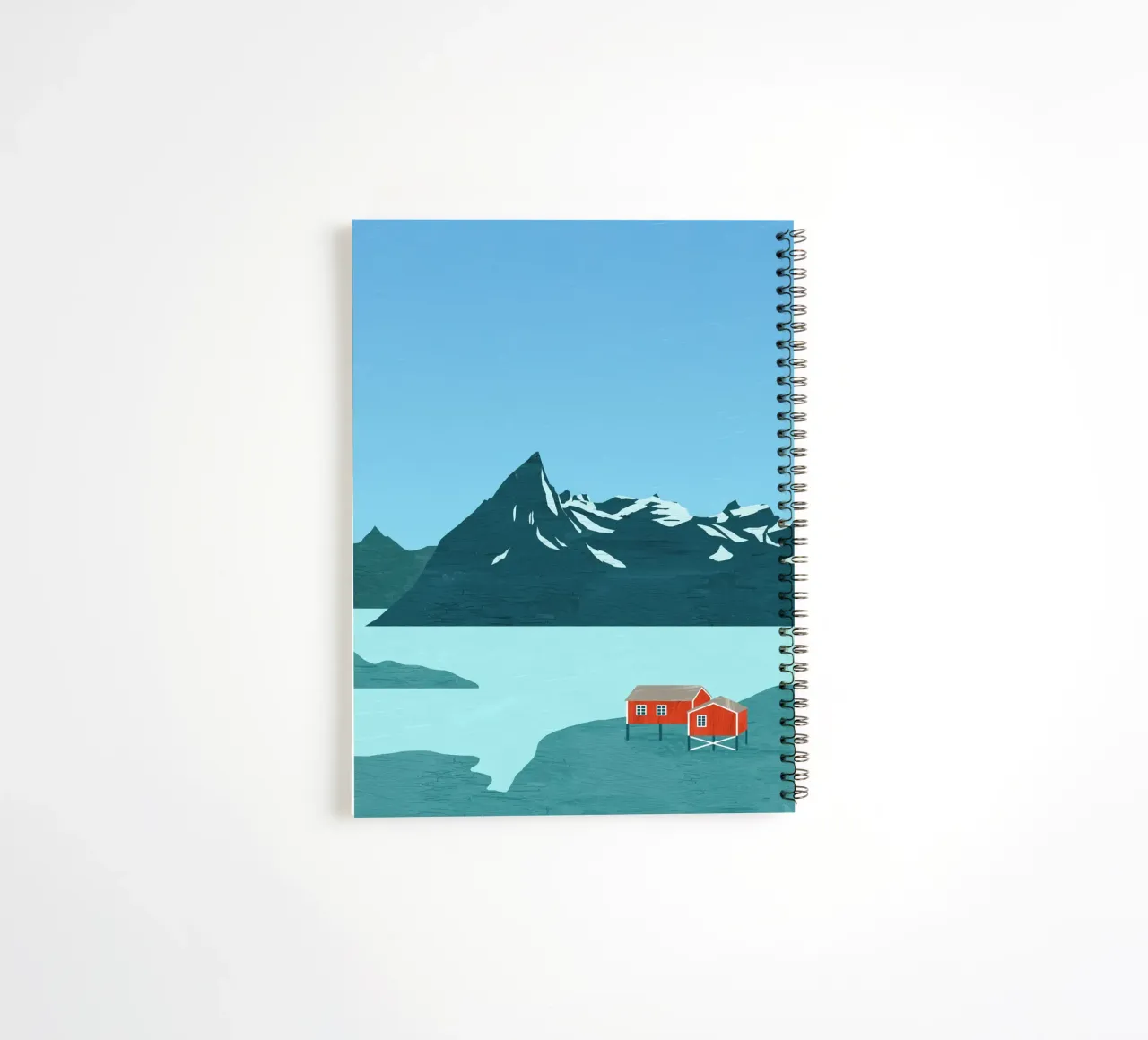 Paesaggio Norvegia diario ad anelli da Katinka Reinke