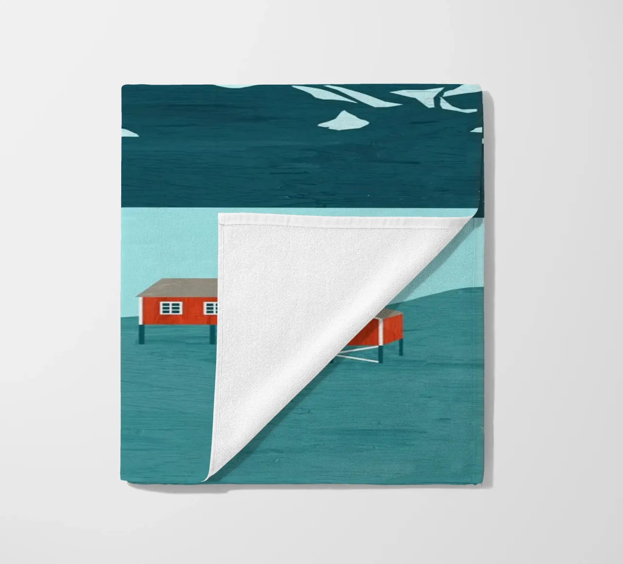 Paesaggio Norvegia telo mare da Katinka Reinke