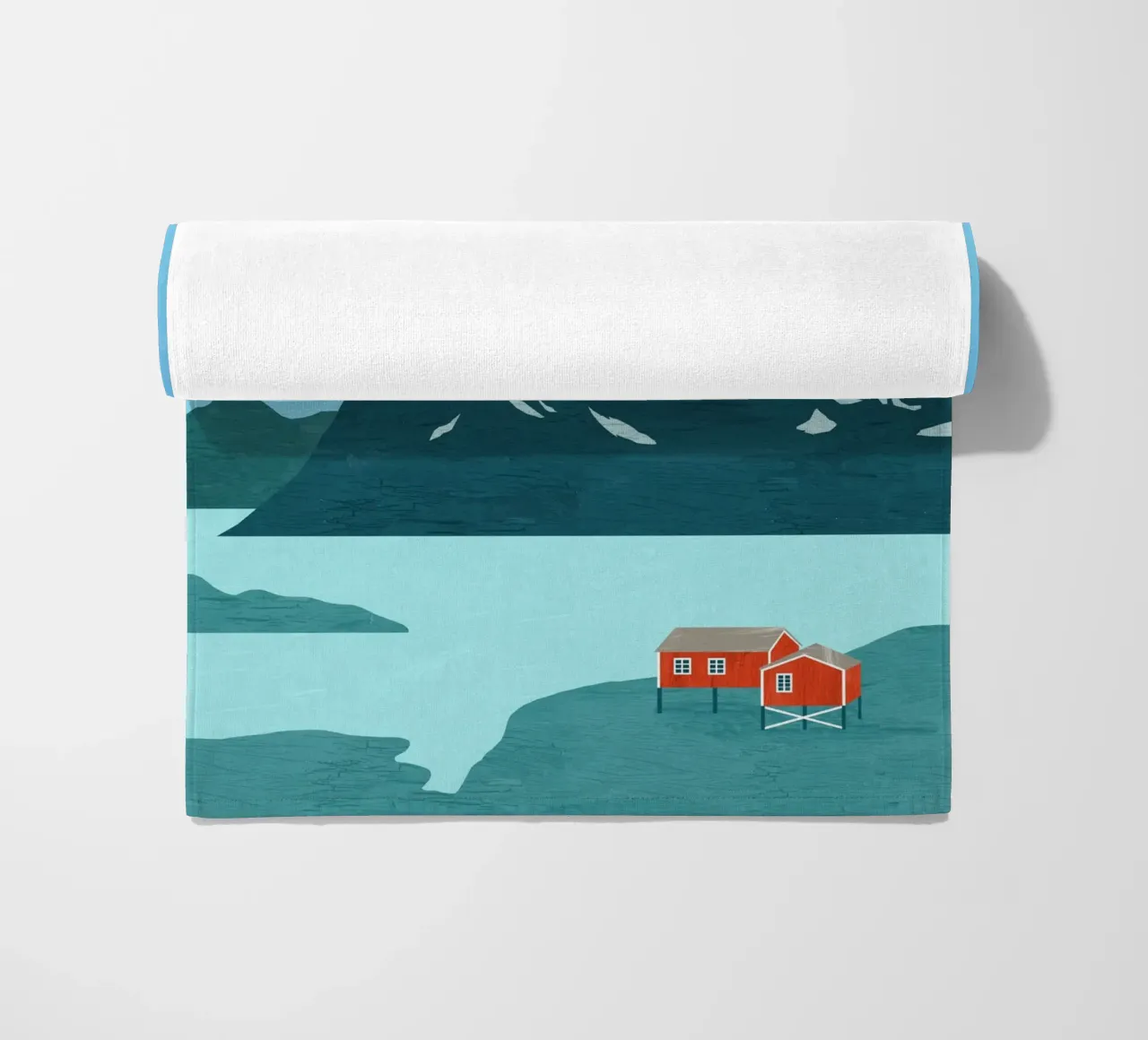 Paesaggio Norvegia telo mare da Katinka Reinke