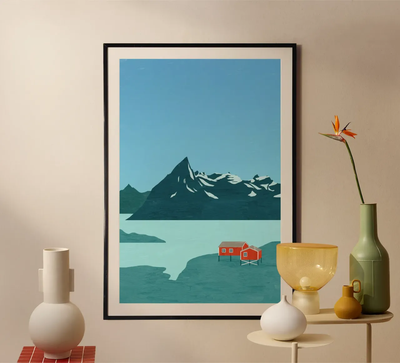 Paesaggio Norvegia carta hahnemühle da Katinka Reinke
