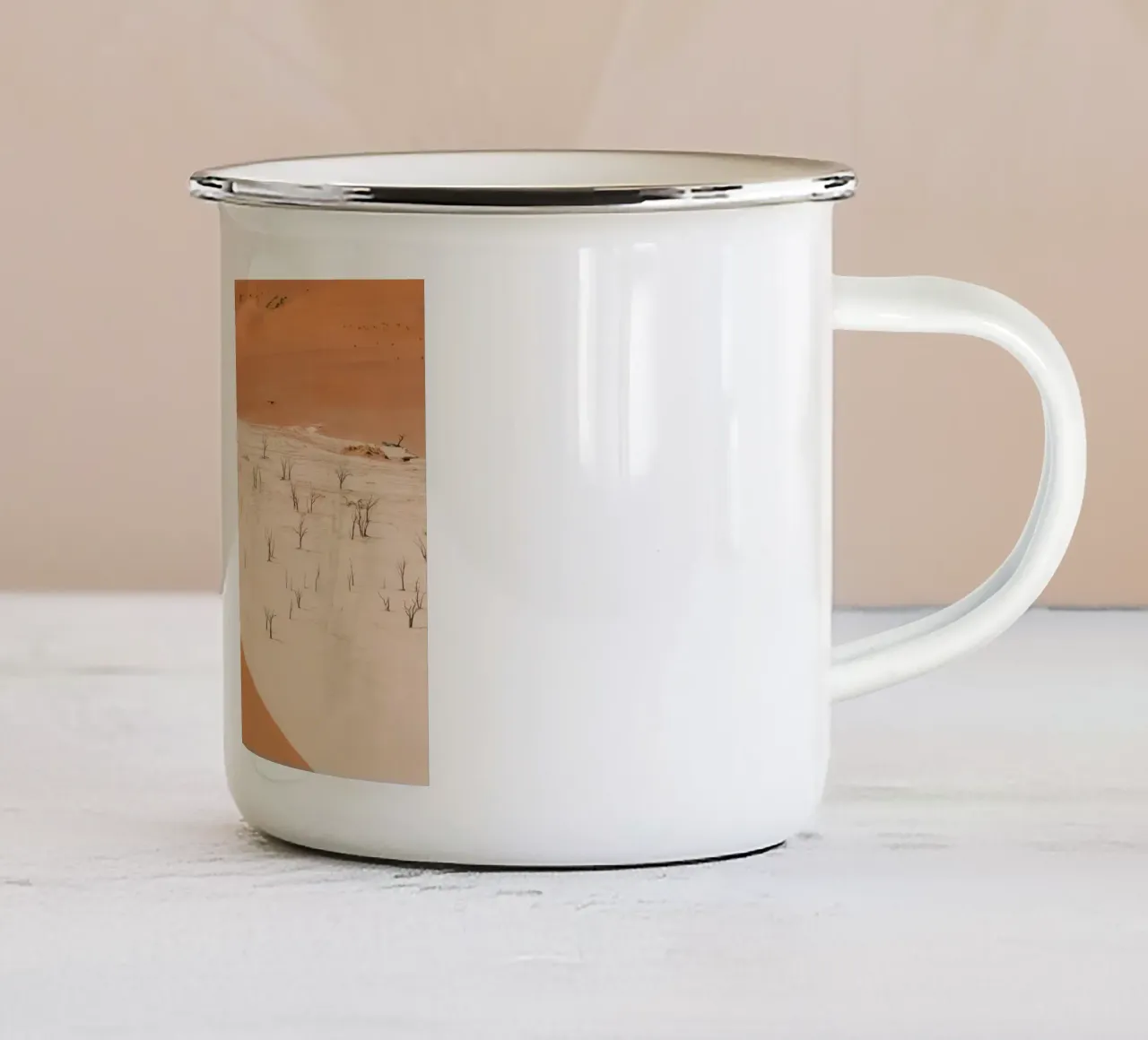 sabbia del deserto tazza in smalto da Earthly Visions