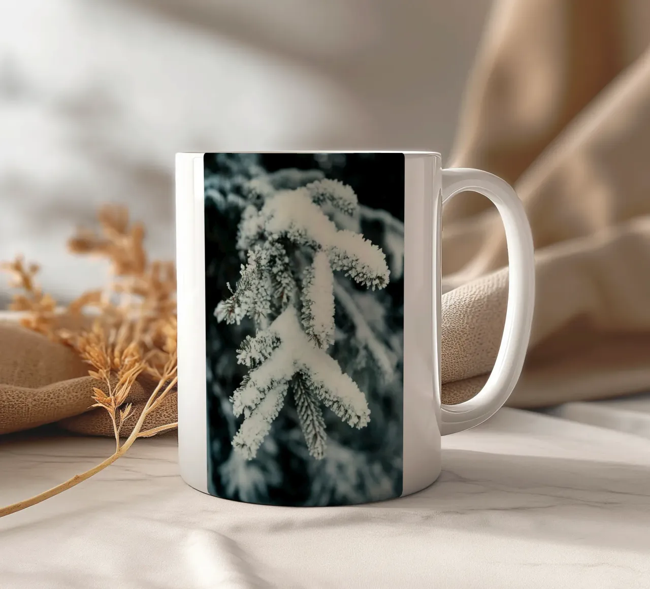 ramo neve tazza in ceramica da Earthly Visions
