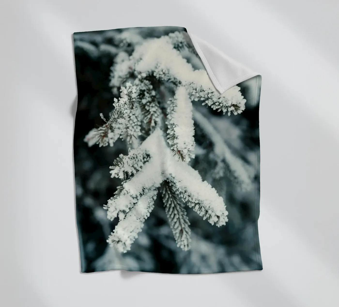 Schnee-Ast Fleecedecke von Earthly Visions