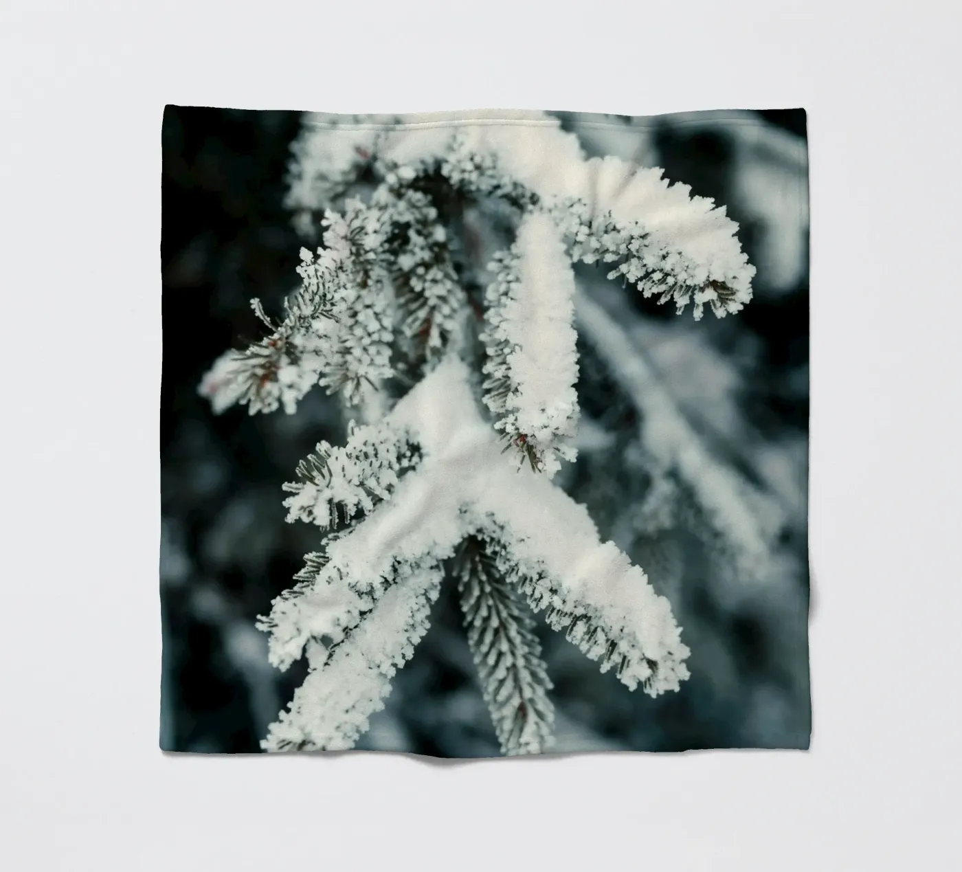 Schnee-Ast Fleecedecke von Earthly Visions
