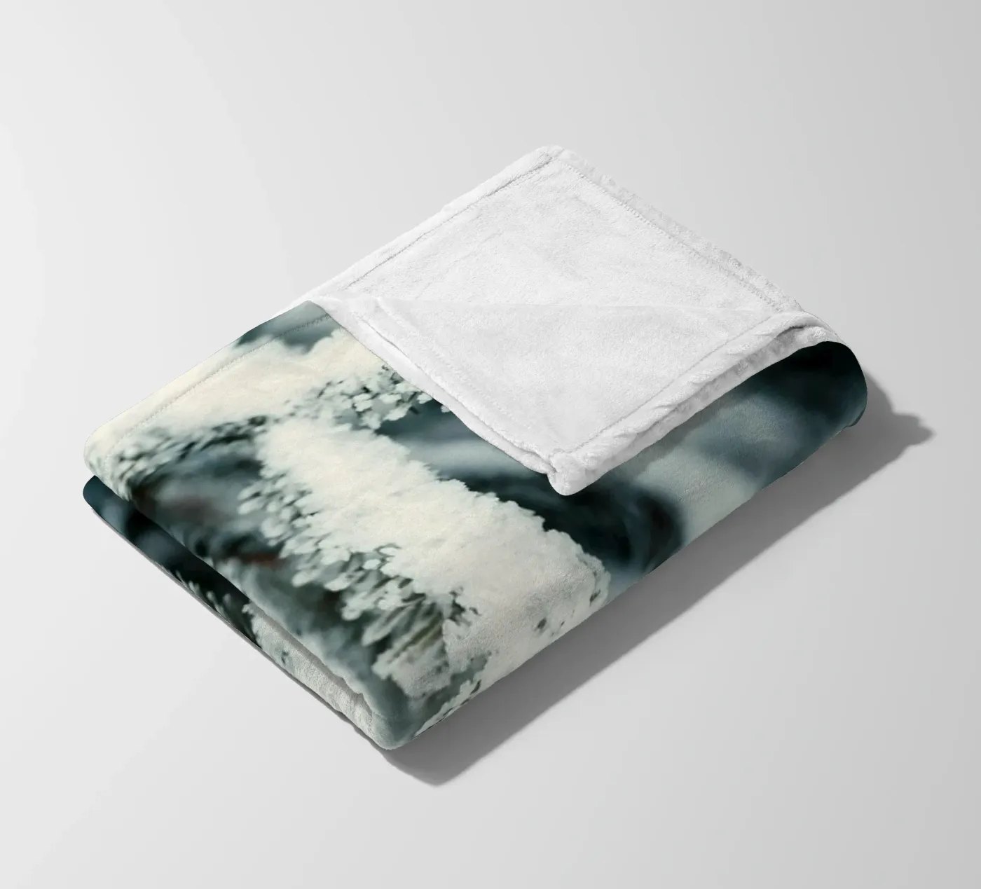 Schnee-Ast Fleecedecke von Earthly Visions