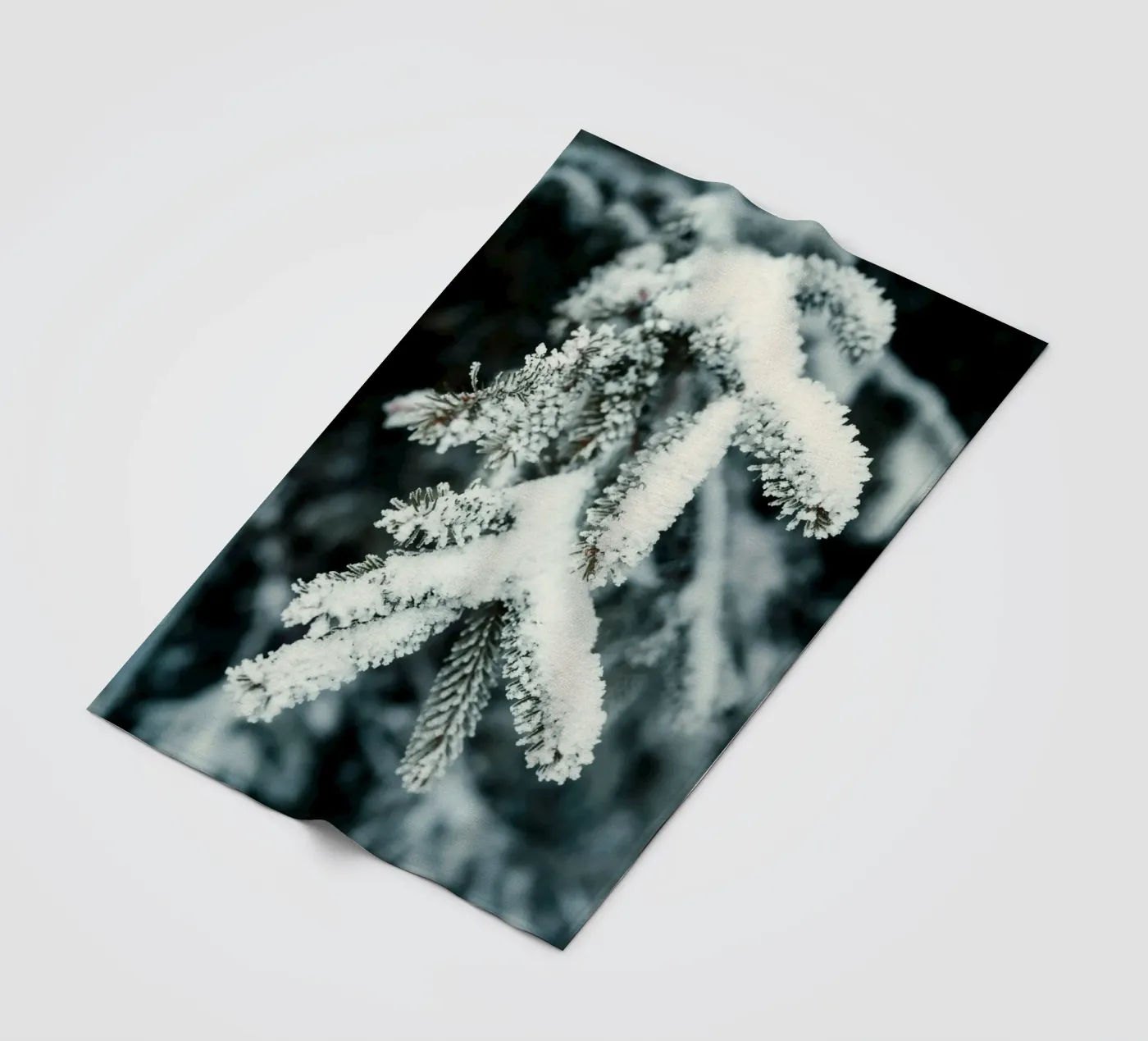 Schnee-Ast Fleecedecke von Earthly Visions