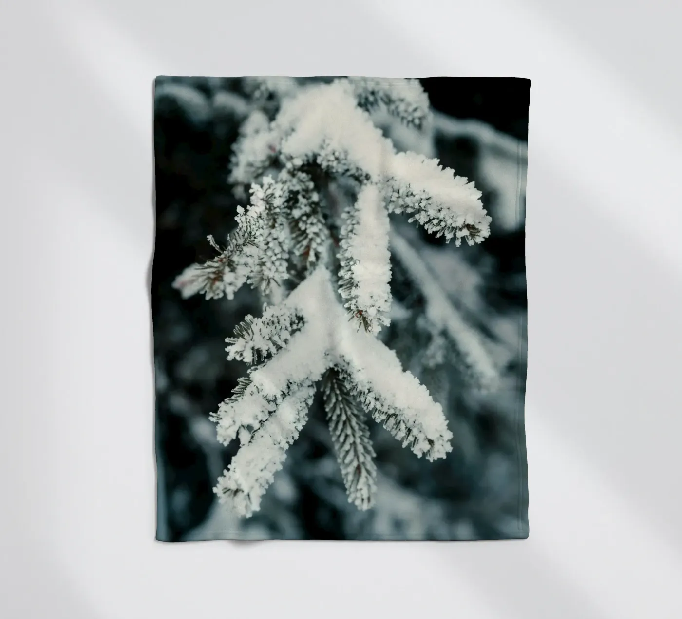 Schnee-Ast Fleecedecke von Earthly Visions