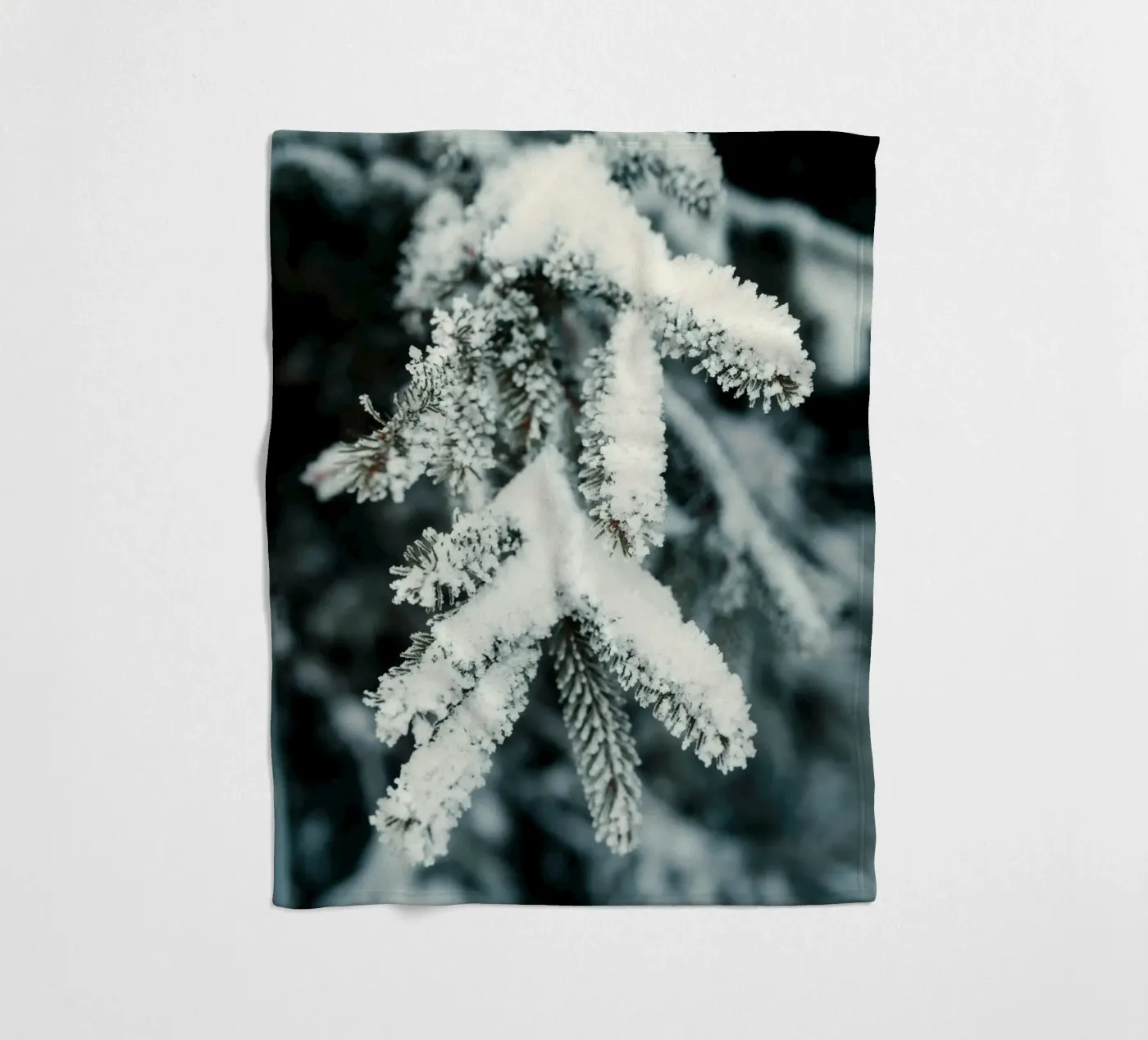 Schnee-Ast Fleecedecke von Earthly Visions