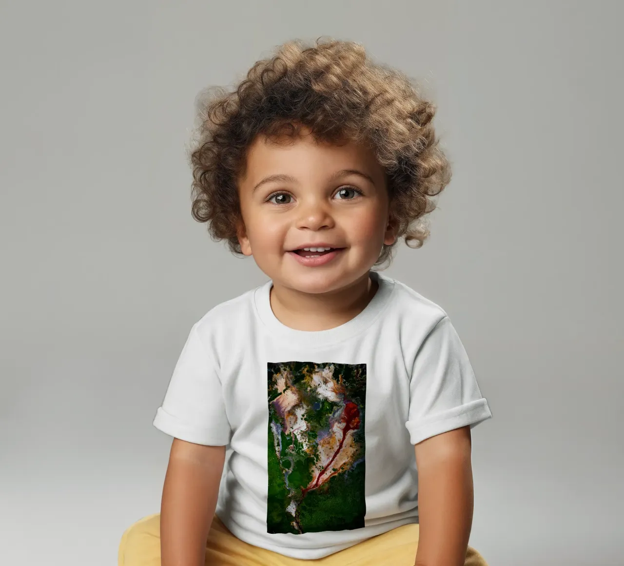 vue aérienne paysage t-shirt pour bébé de Earthly Visions