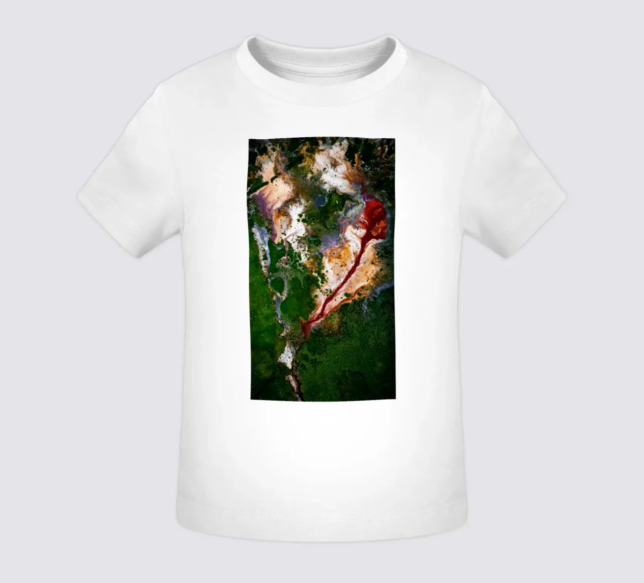 vue aérienne paysage t-shirt pour bébé de Earthly Visions