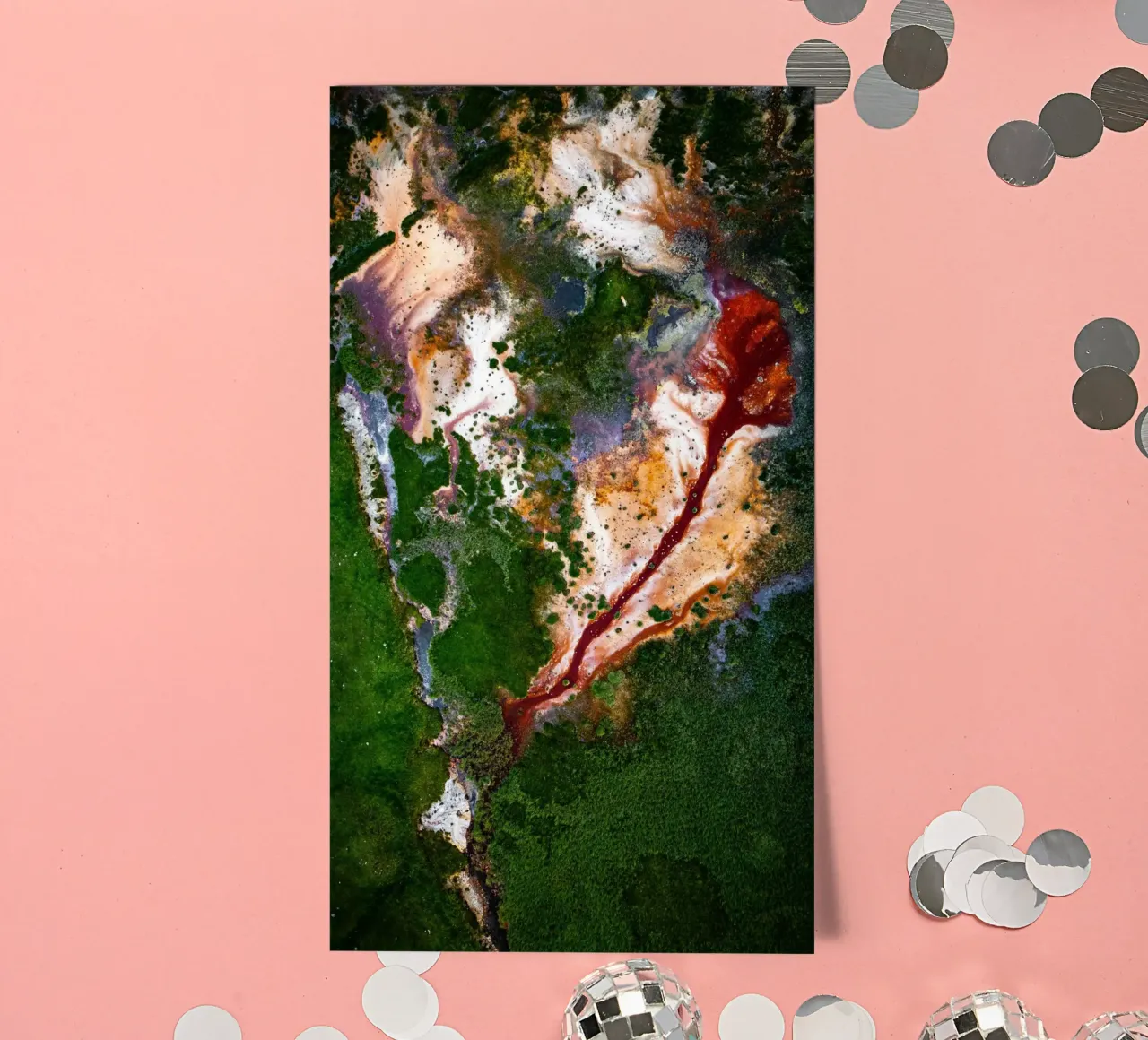 aerial view landscape sticker sheet by Earthly Visions