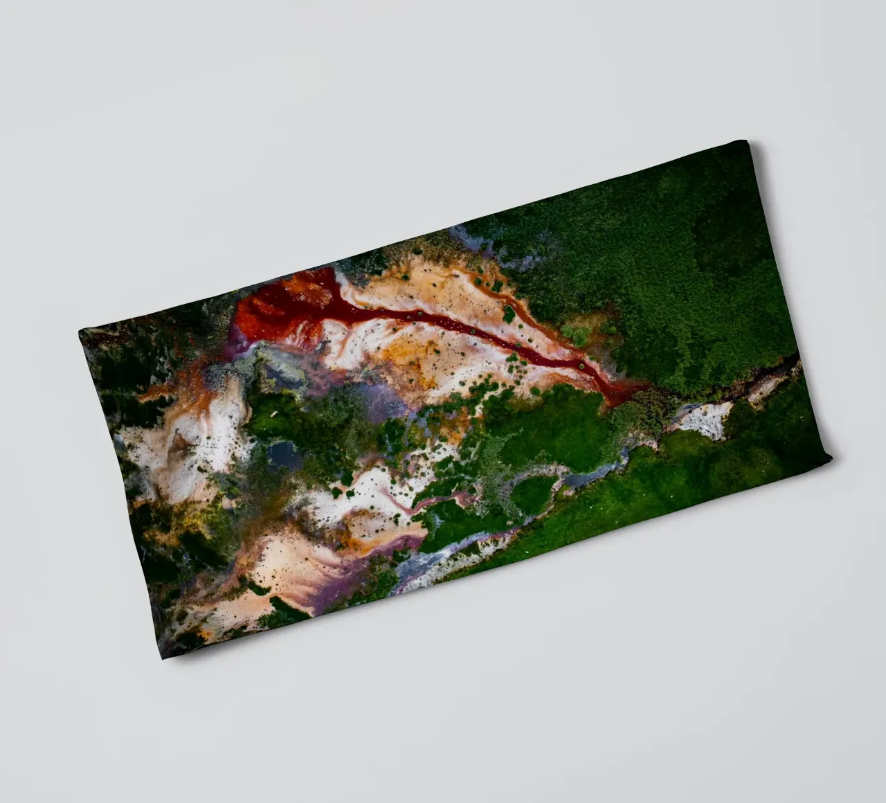 vue aérienne paysage serviette de bain de Earthly Visions