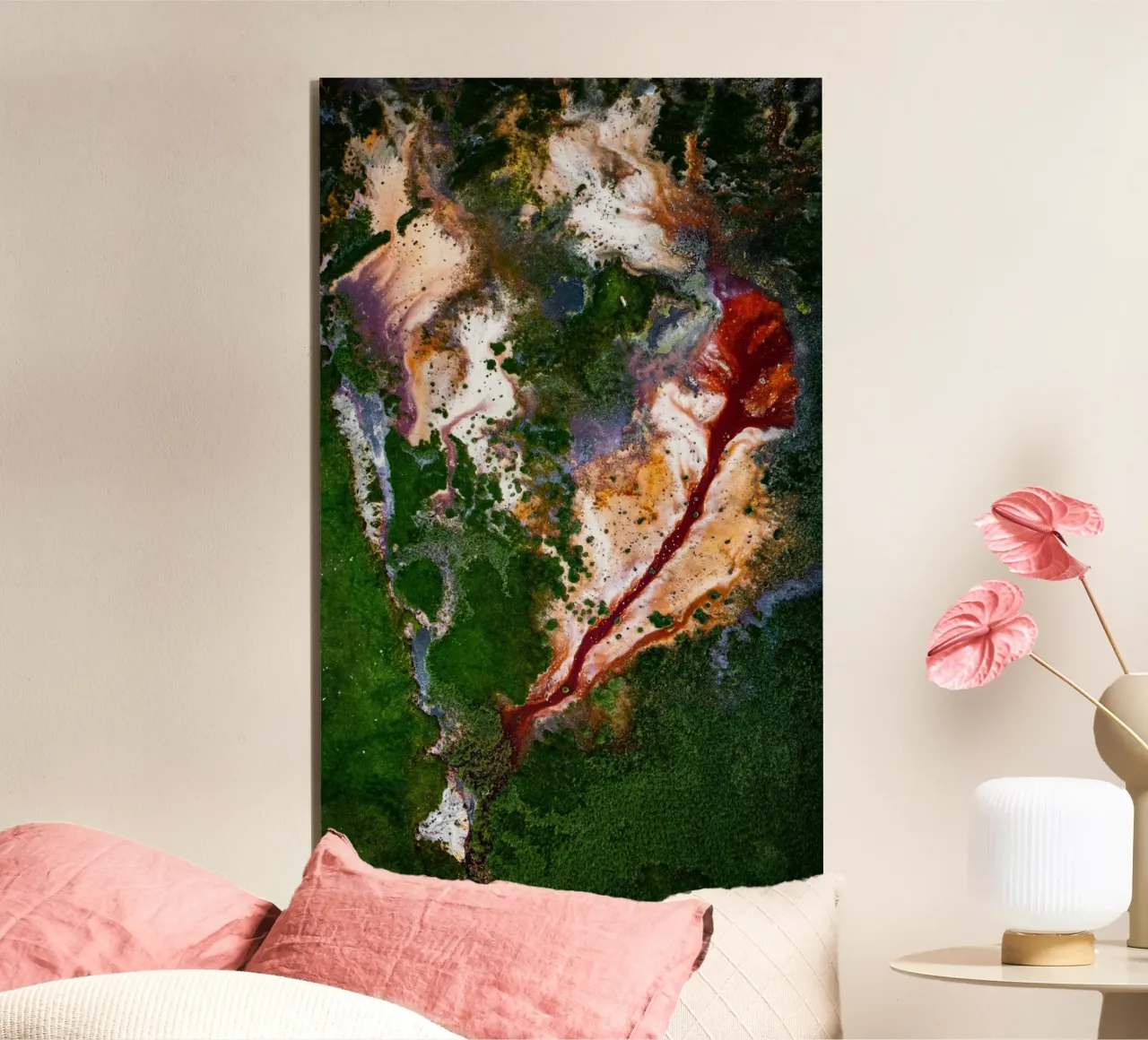 aerial view landscape alu-dibond by Earthly Visions
