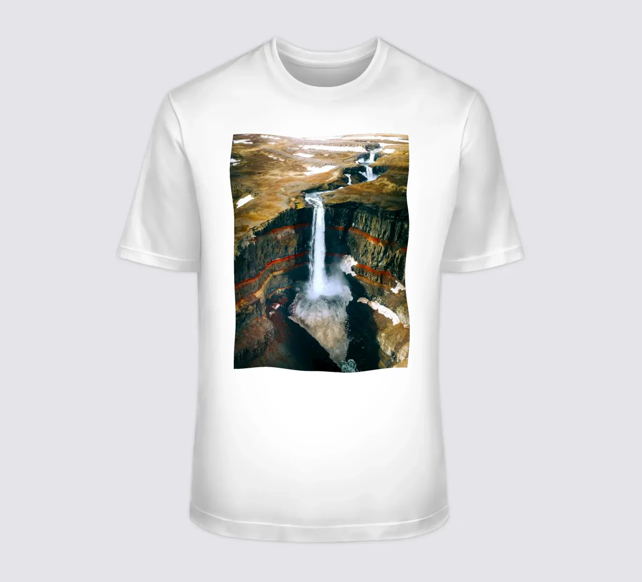 canyon delle cascate t-shirt da Earthly Visions