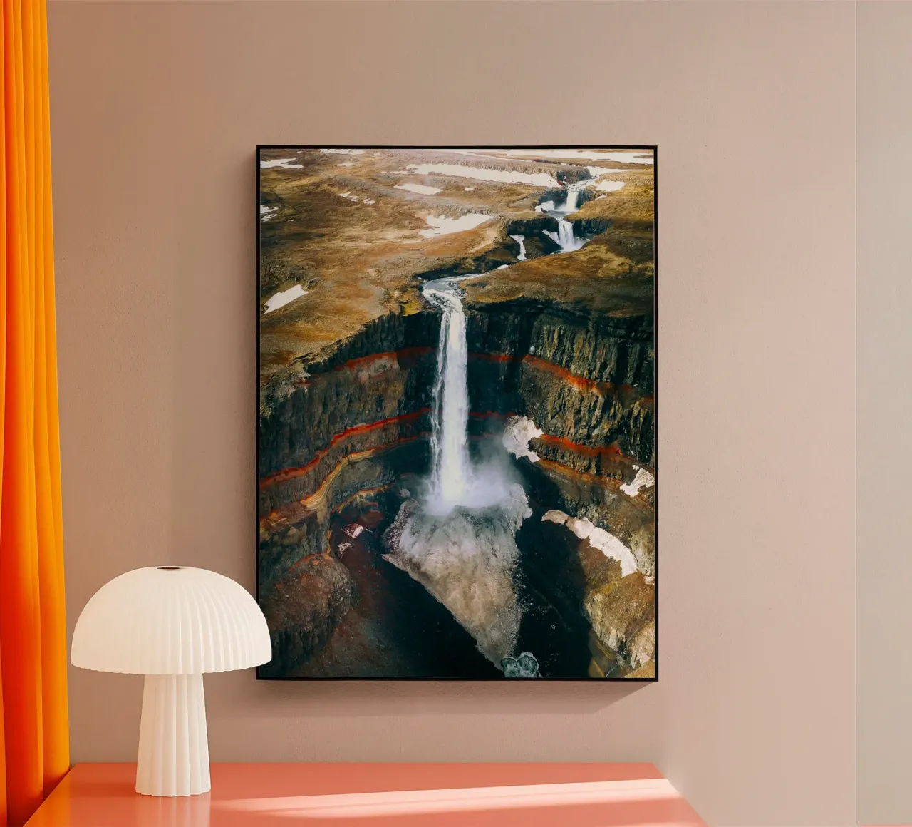 canyon delle cascate plexiglass da Earthly Visions