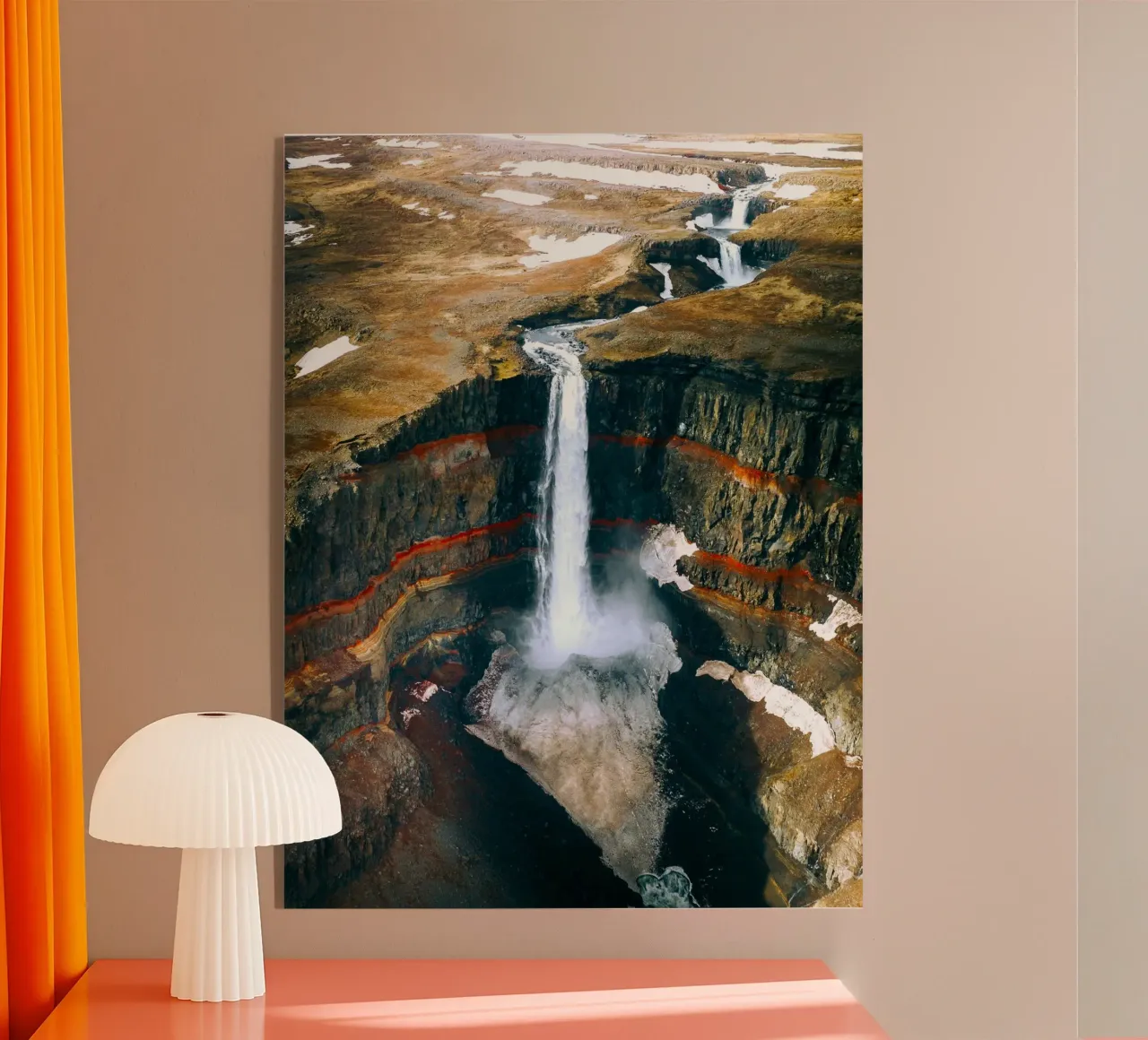 canyon delle cascate plexiglass da Earthly Visions