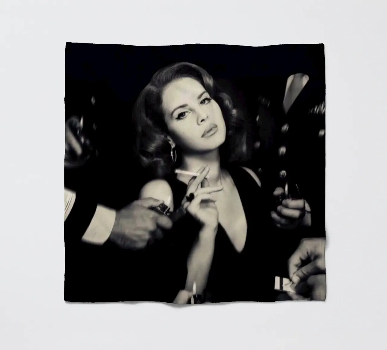 Ragazza vintage coperta in pile da glover studio