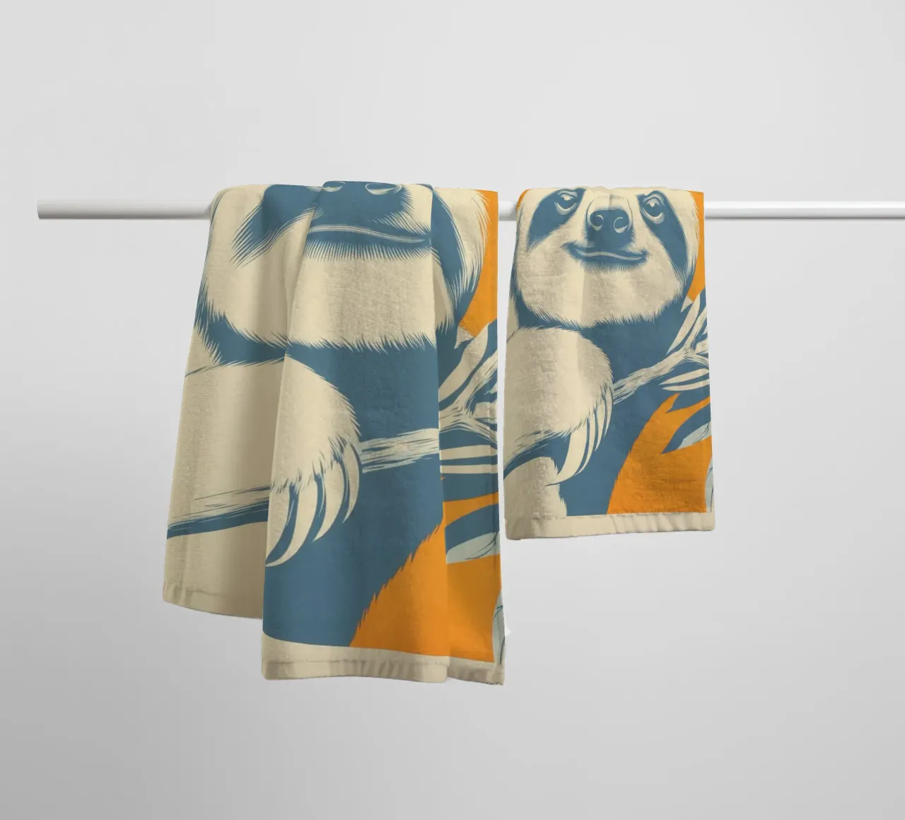 Time instead of haste | Learning from sloths towel by Autofocus