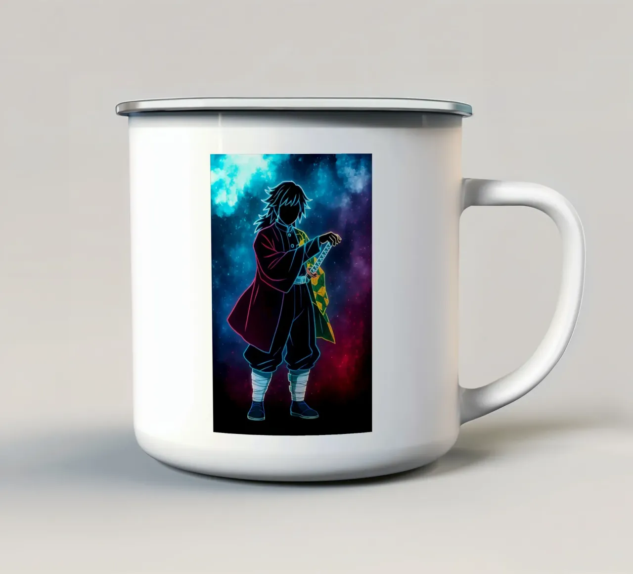 Soul Of Demon slayer Tomioka Giyu tazza in smalto da DGSoulheroes
