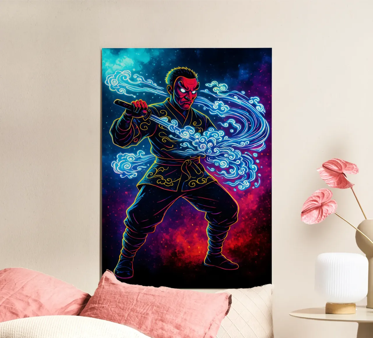 Soul Of Demon slayer Urokodaki Sakonji alluminio dibond da DGSoulheroes