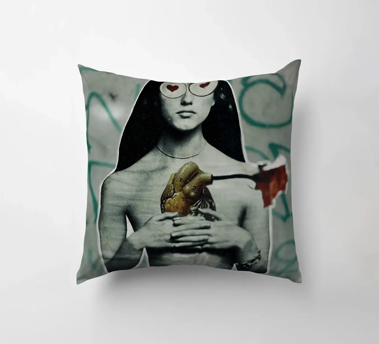 Anatomic Love decorative cushion by ChiasMata CozMos