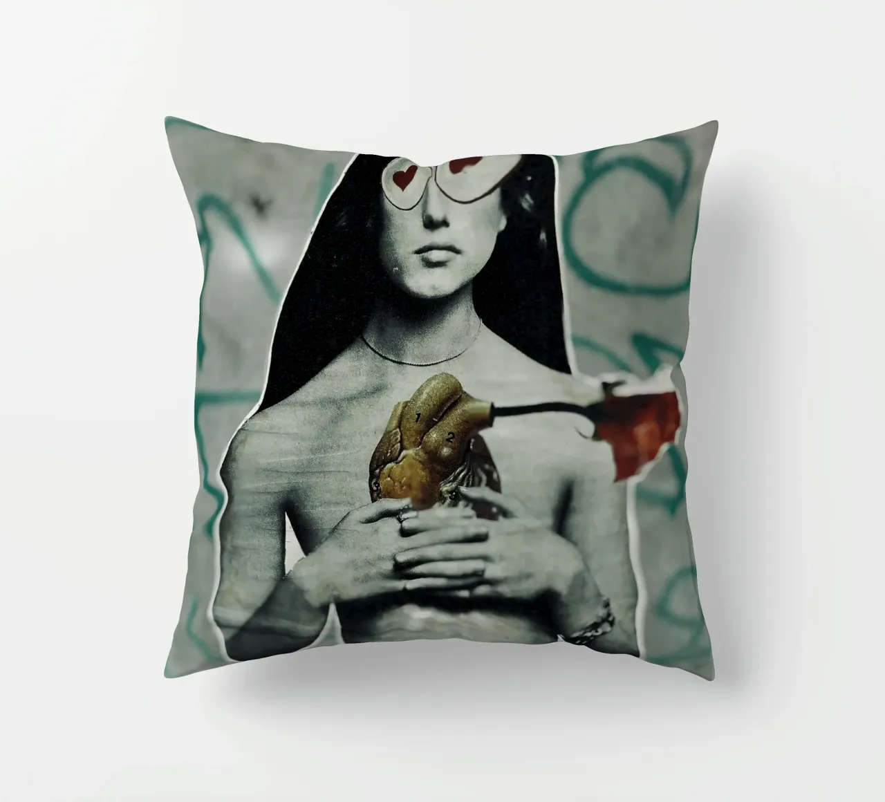 Anatomic Love decorative cushion by ChiasMata CozMos