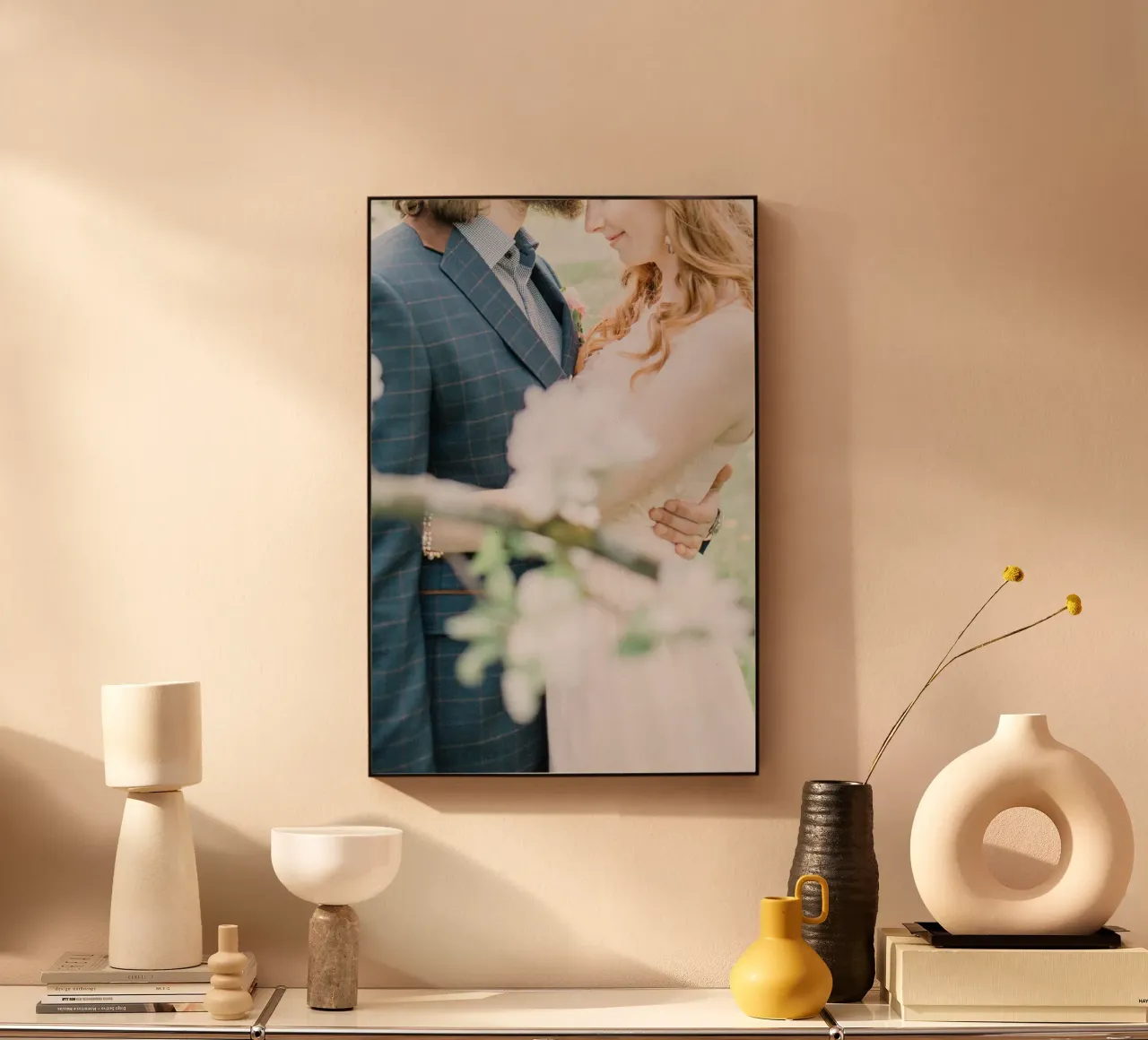 Sussurri di un giorno di nozze alluminio dibond da StillVibe Home