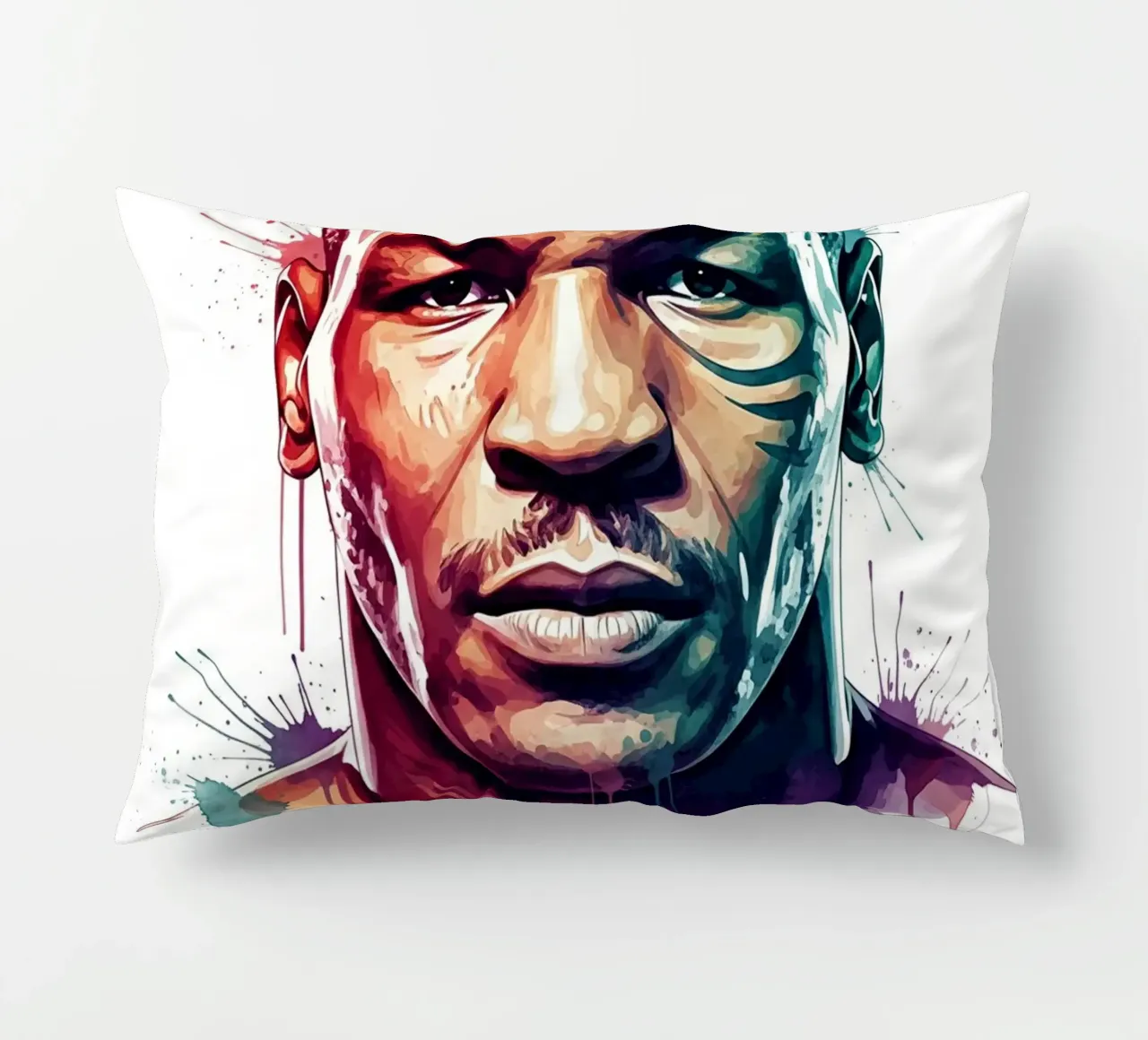Mike Tyson art decorative cushion by Lembayung art