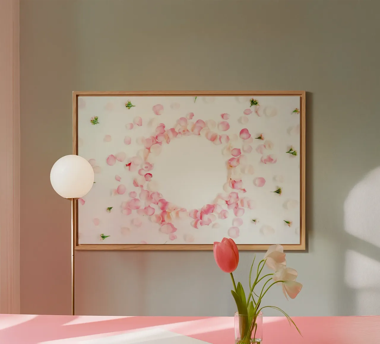 Note floreali d'amore alluminio dibond da StillVibe Home