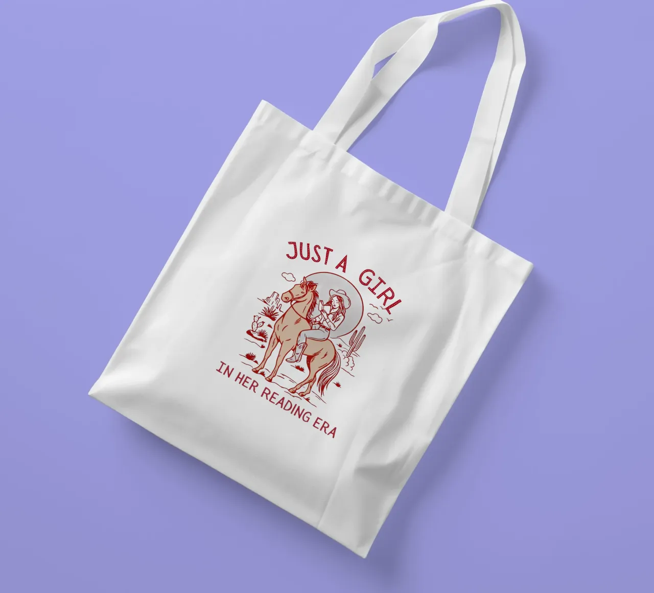 Solo una ragazza nella sua epoca di lettura borsa in juta da Taika Tori Art