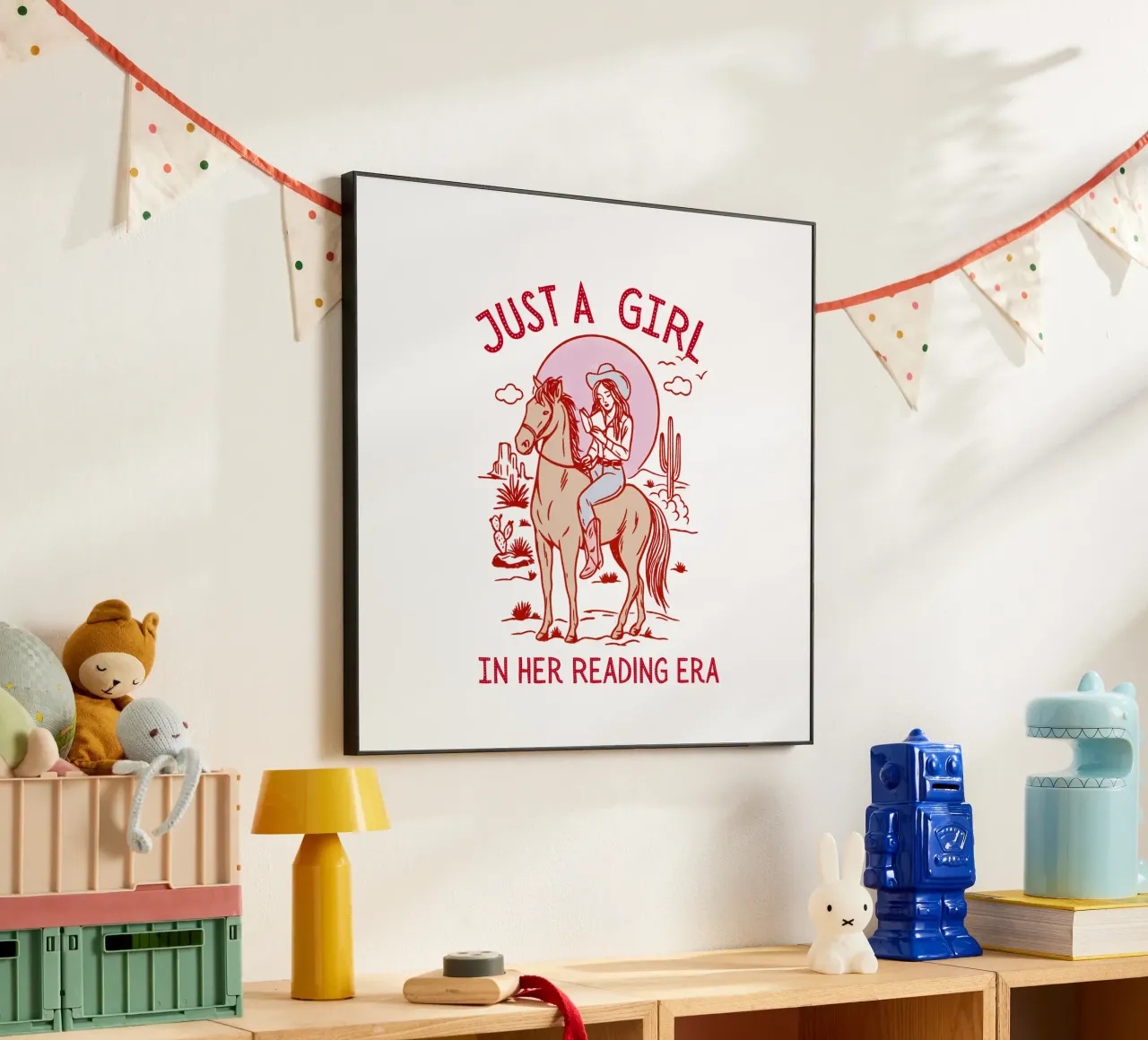 Just a Girl in her Reading Era forex plate by Taika Tori Art