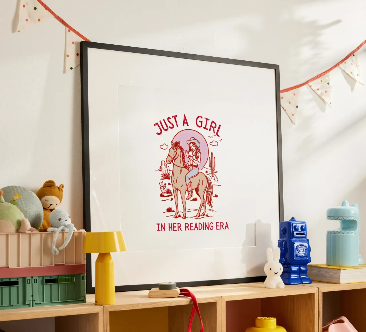 Solo una ragazza nella sua epoca di lettura poster da Taika Tori Art