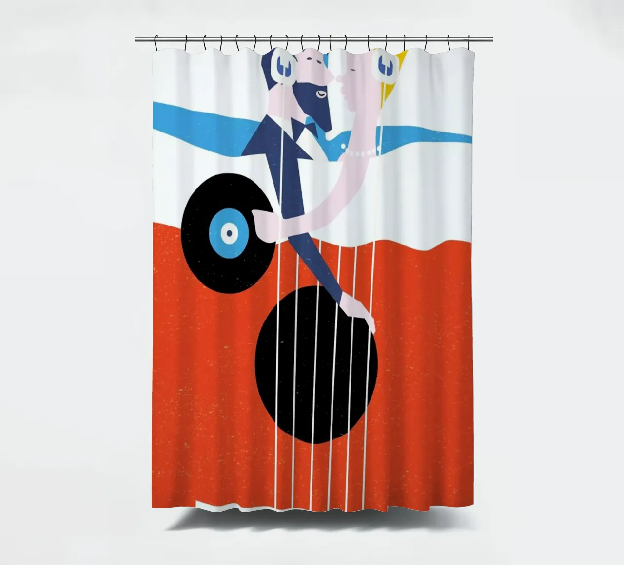 Bed In shower curtain by Francesco Zorzi