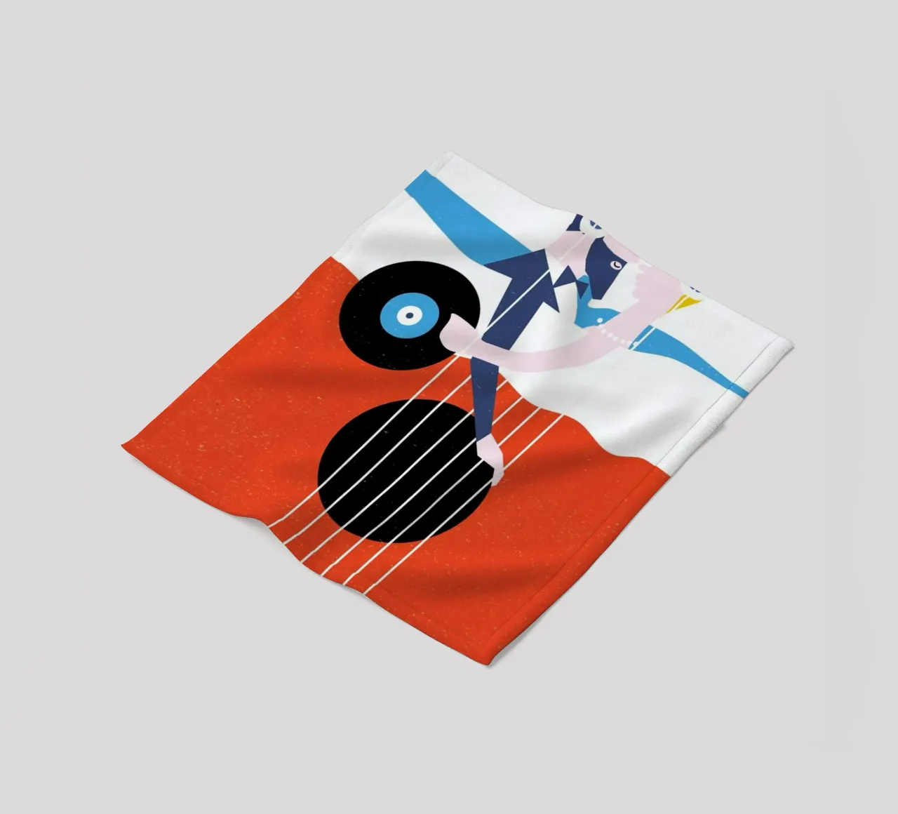 Bed In Fleecedecke von Francesco Zorzi