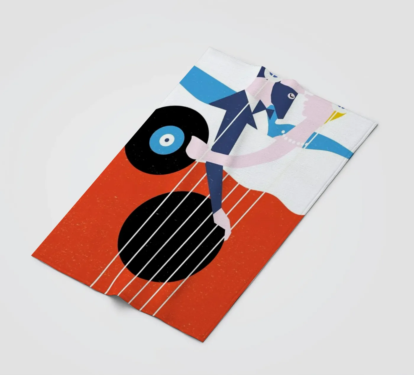 Bed In fleecedeken van Francesco Zorzi