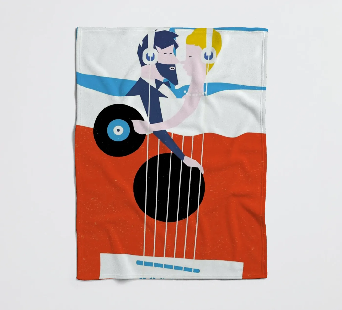 Bed In fleecedeken van Francesco Zorzi