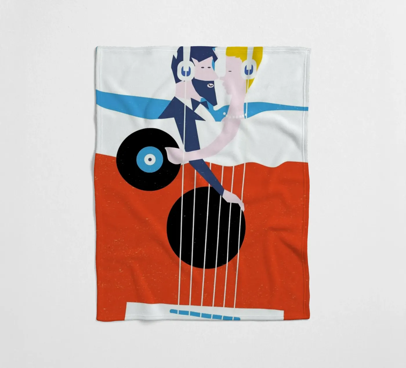 Bed In fleecedeken van Francesco Zorzi