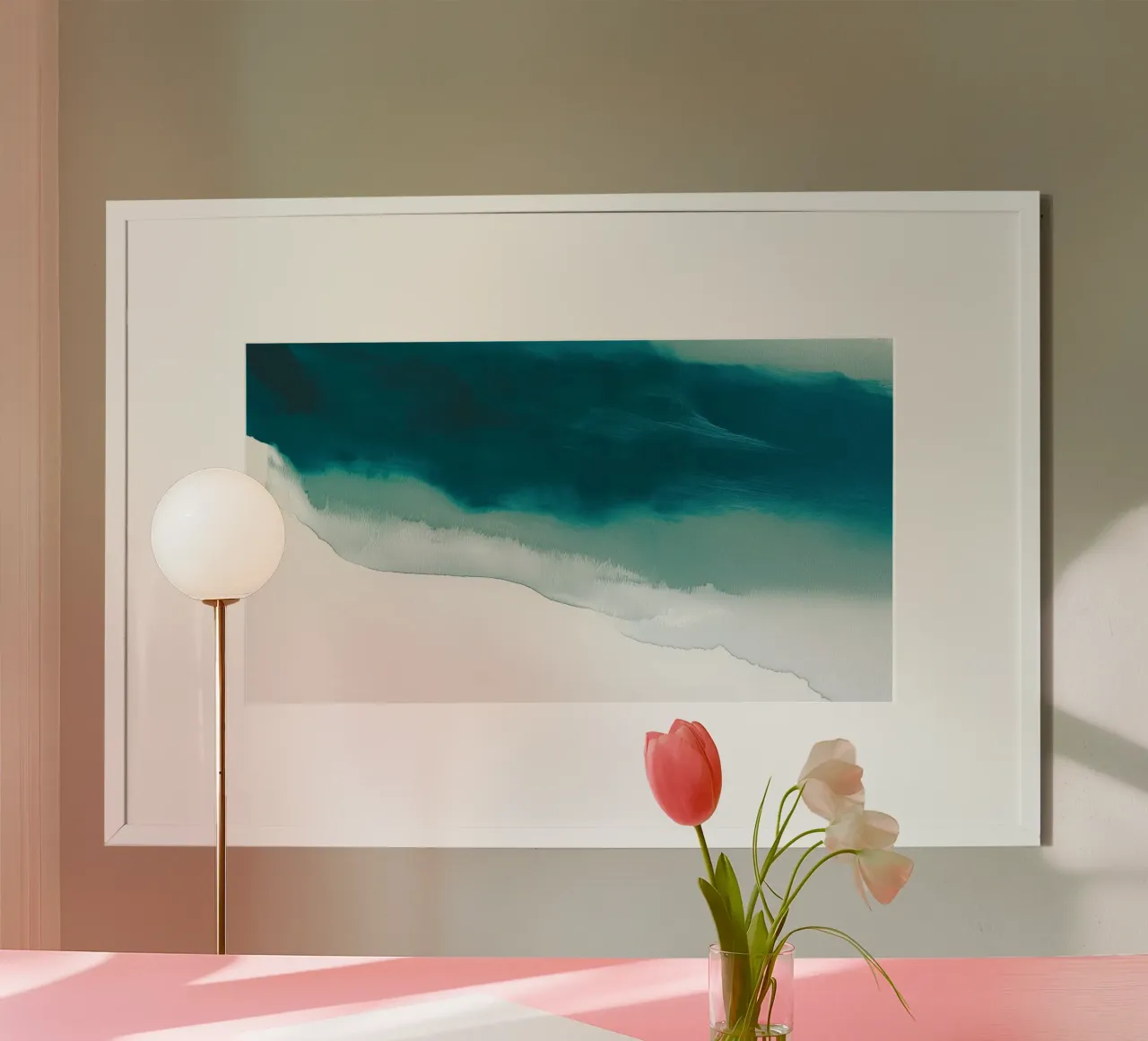 Coastal Fade poster van Matthias Keller Studio