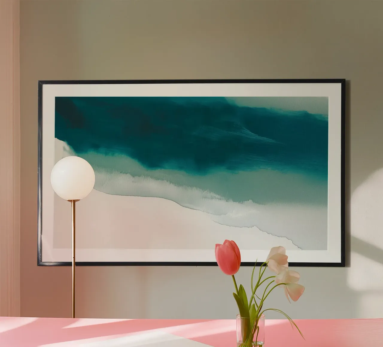 Coastal Fade poster van Matthias Keller Studio