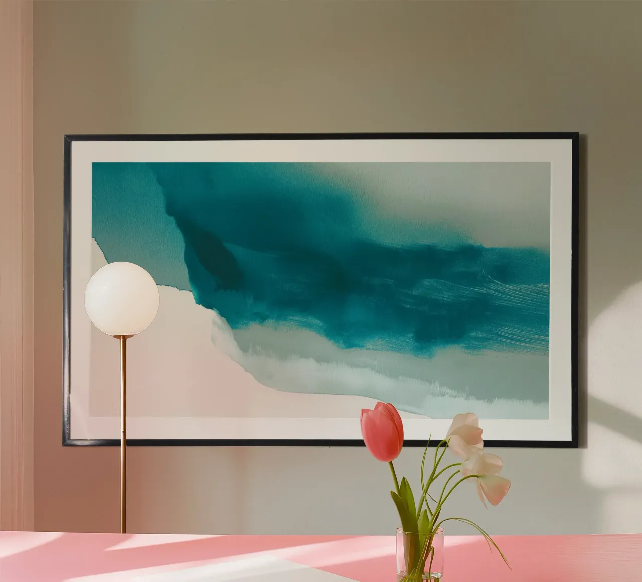 Gezeitenform Poster von Matthias Keller Studio