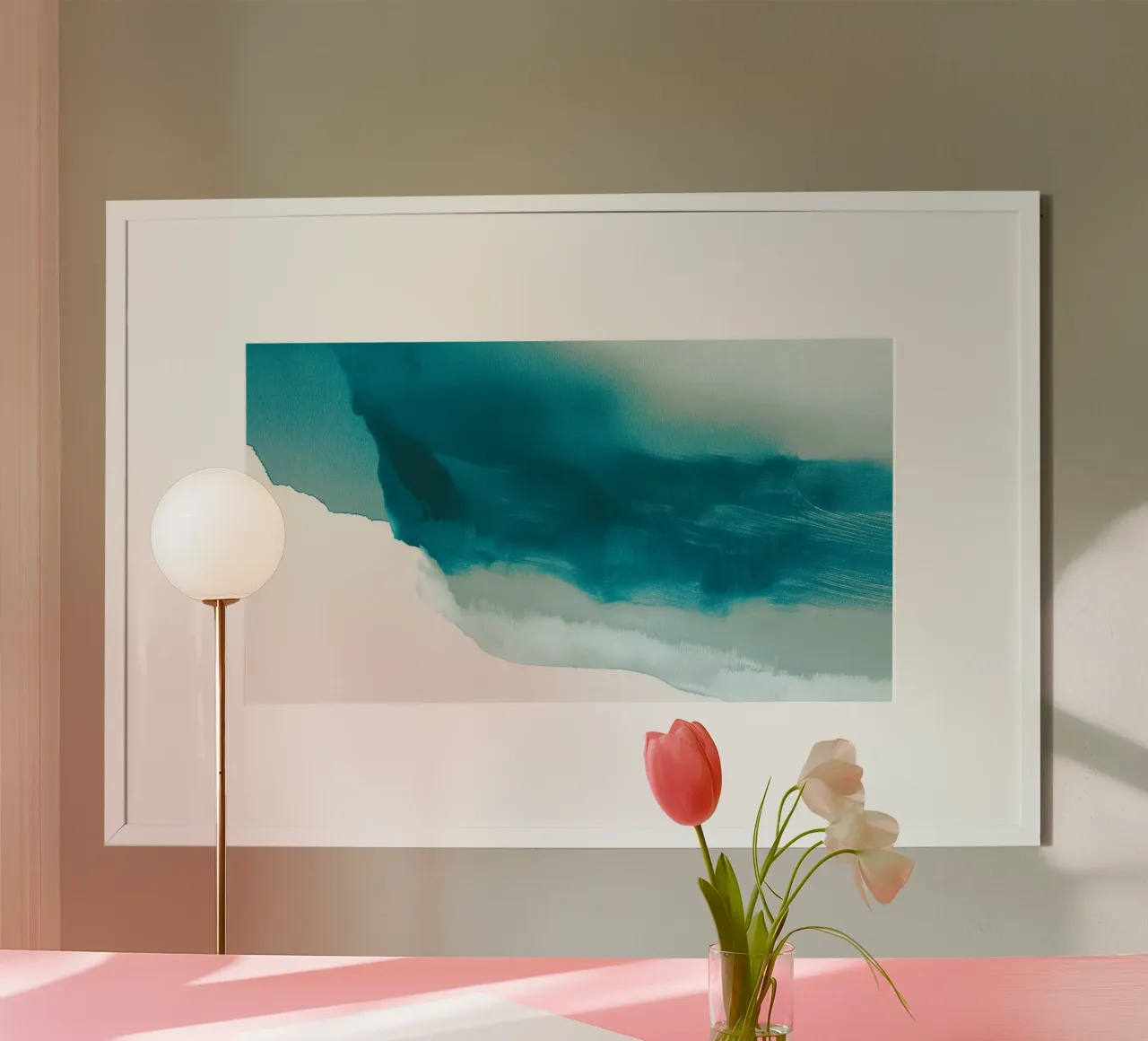 Getijdevorm poster van Matthias Keller Studio