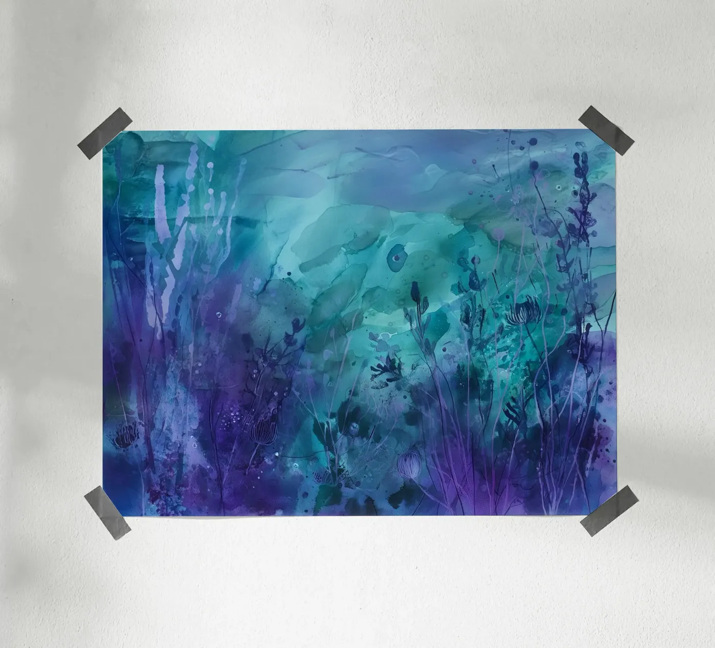 Twilight Reef poster by Matthias Keller Studio