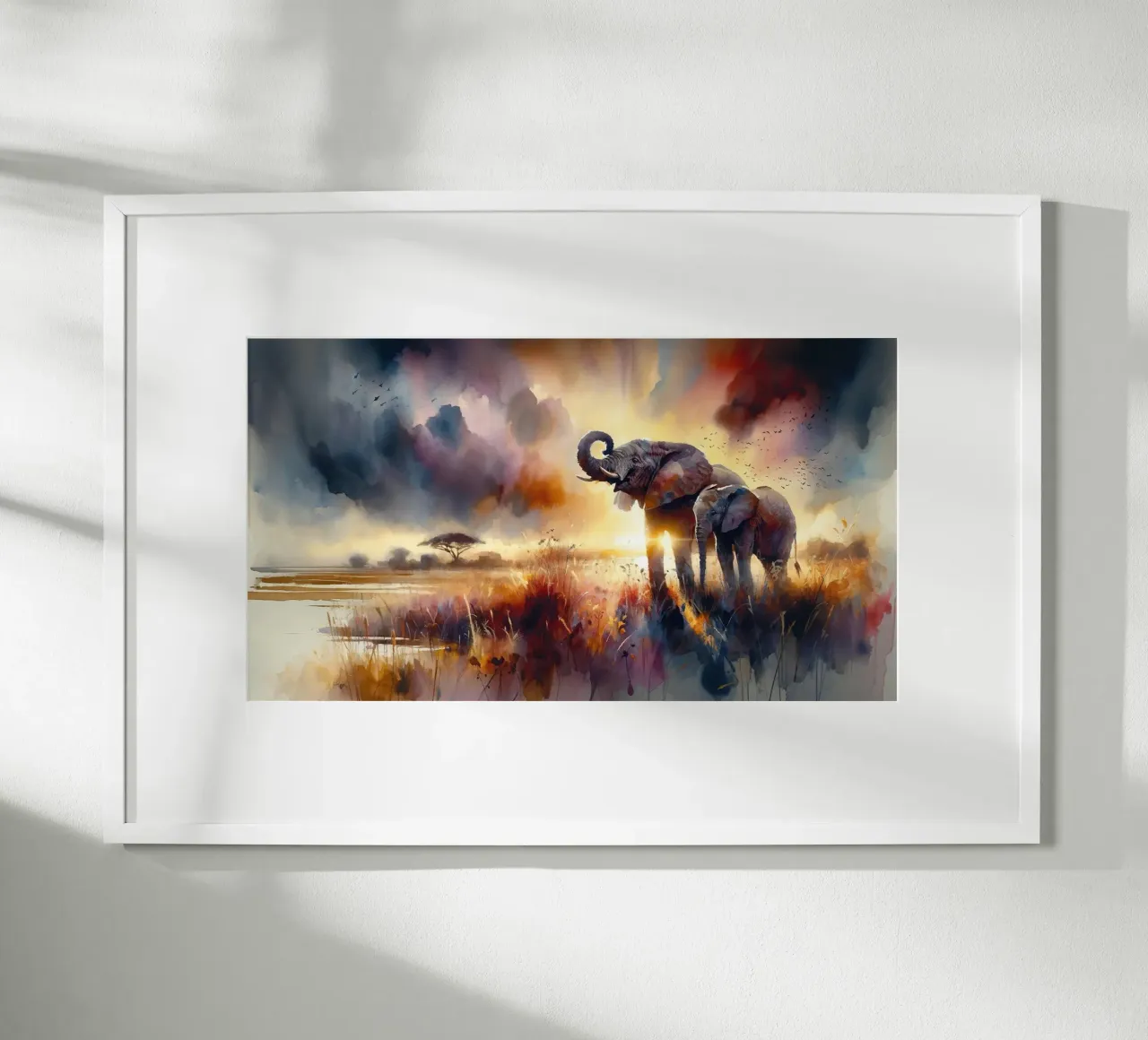 Wiedersehen in der Abenddämmerung Poster von Chromatic Fusion Studio