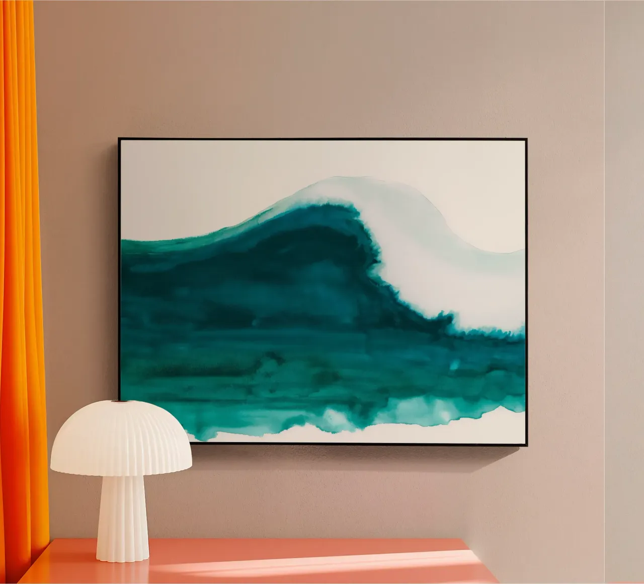 Smaragdgroen acryl van Matthias Keller Studio