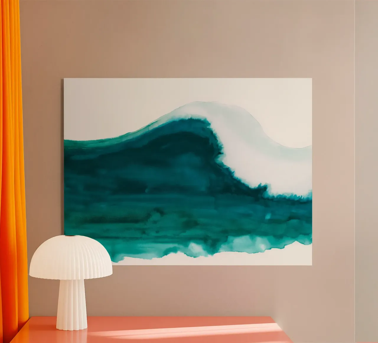 Smaragdgroen acryl van Matthias Keller Studio