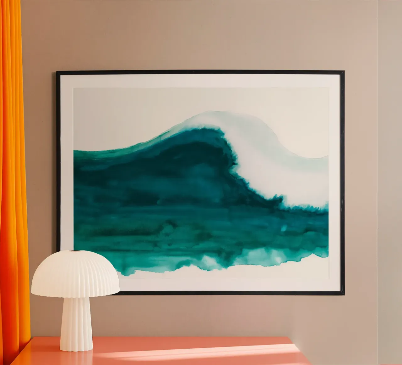 Emerald Crest poster by Matthias Keller Studio