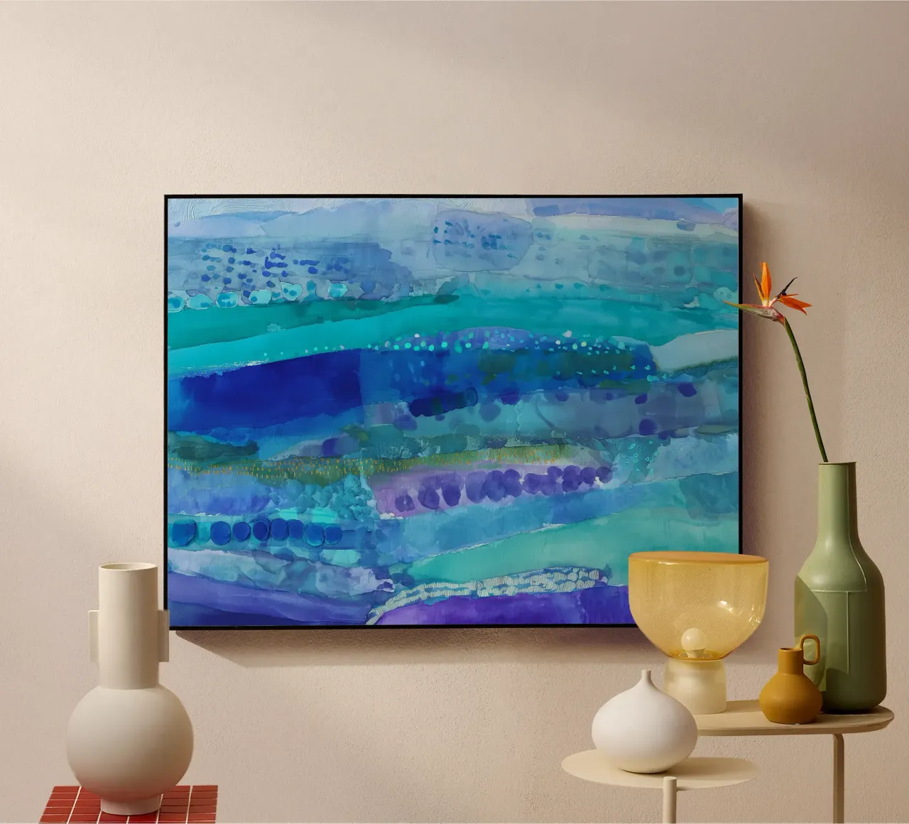 Current Lines Acryl-Glas von Matthias Keller Studio