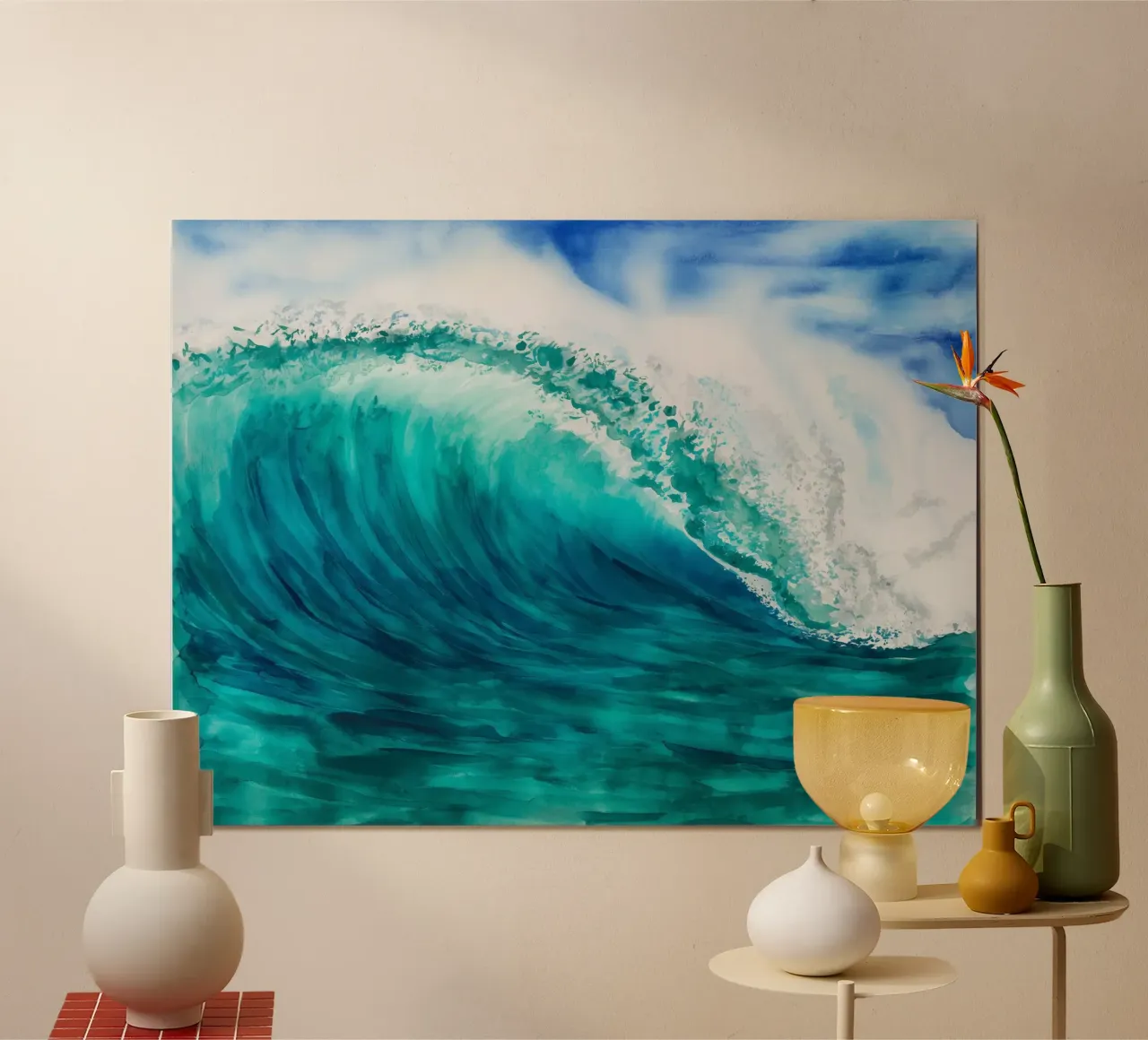 Break Line poster by Matthias Keller Studio